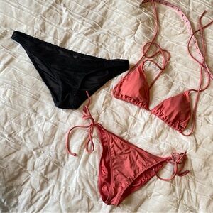 Rip curl bikini and Volcom bottoms